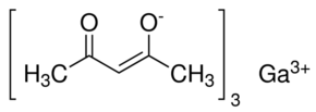 Gallium(III)acetylacetonate - CAS:14405-43-7 - Ga(acac)3, Gallium tris[(2Z)-4-oxopent-2-en-2-olate], Gallium(III) 2, 4-pentanedionate, Gallium acetylacetonate